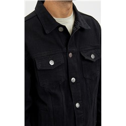 Куртка джинс P011-1336Rus black