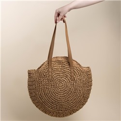 Сумка женская SL Home, ручное плетение, хлопок, длина ручек 30 см, 45×43 см