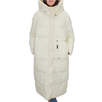 H-2210 WHITE Пальто зимнее женское (200 гр .холлофайбер)