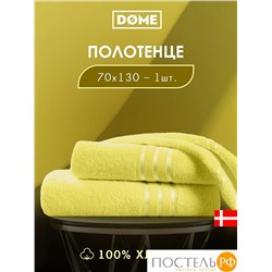 DOME ГАРМОНИКА желт Полотенце 70x130, 1 пр, 100% хл, 440 г/м2