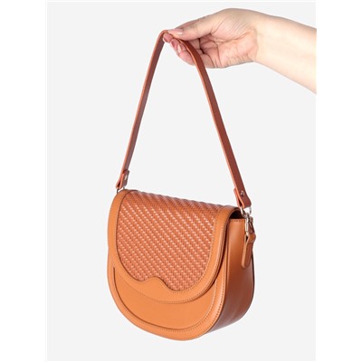 Ручка для сумки, с карабинами, 60±1 см × 2 см, светло-коричневая