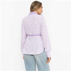 Рубашка с имитацией многослойности, Собрание идей (сирень)