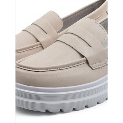 06-YE290-3 BEIGE Туфли женские (натуральная кожа)