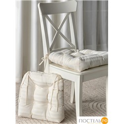 ESTIA СИРЕНА экрю в полоску Сидушки для стульев 43x43-2 пр