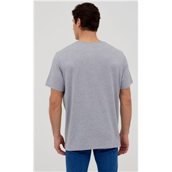 Футболка F911-6000b grey melange