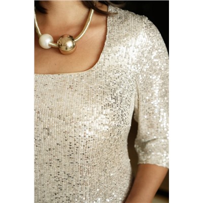 Платье Vittoria Queen 23473 шампань