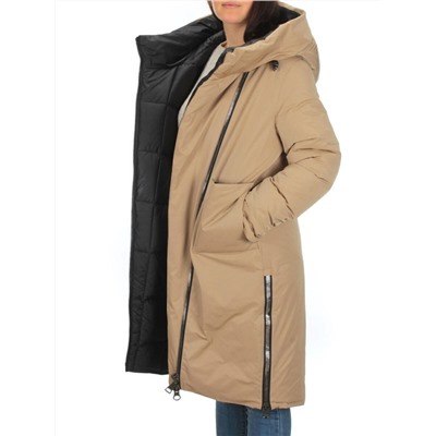9082 BEIGE Куртка зимняя женская (200 гр. холлофайбера)