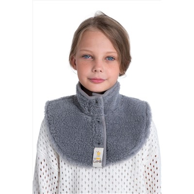 Воротник манишка ДЕТСКАЯ серая