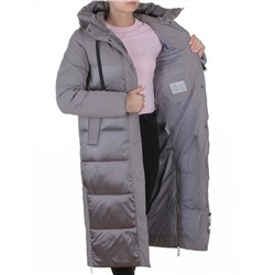 A81 GRAY Пальто зимнее женское (200 гр. холлофайбер)