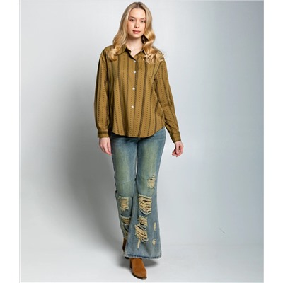 Рубашка #КТ129 (1), оливковый