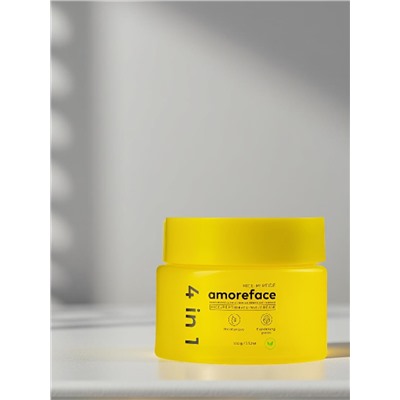 Amoreface Крем для лица 4 в 1 с пептидами и экстрактом риса / Rice-Peptide Clinic Cream, 100 г