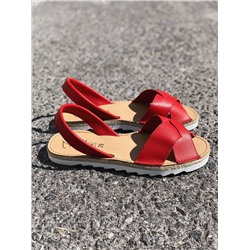 Босоножки от испанского производителья Ab.Zapatos Cruz-Yute rojo АКЦИЯ