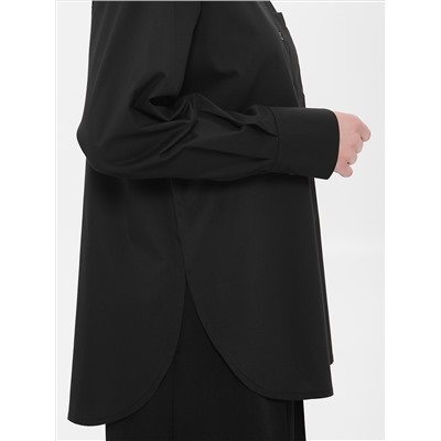 Блузка чёрная с карманом