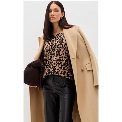 Джемпер TP322-15703 beige leopard