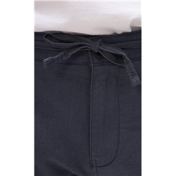 Шорты мужские льняные F111-0960-1 тёмно-серые