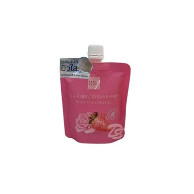 Нежный пилинг гель для тела с клубникой и розой от Baby Bright C&E Rose Strawberry Body Peeling Gel 200 мл