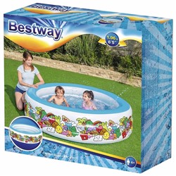 Бассейн надувной «Персонаж», 196 х 53 см, от 6 лет, 51122 Bestway