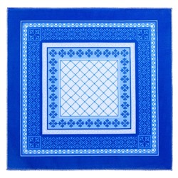 Платки носовые мужские «Этель» размер 30×30 см, набор 12 шт., рисунок МИКС, синие