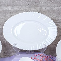 Столовый набор 19 предметов с блюдом и розетками 13-7568 и 6 84120 (WHITE) (уп 2) малая суповая