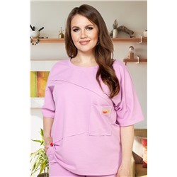 Туника футер 2-х нитка  4120/04/Розовый