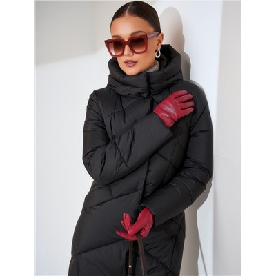 Пуховик женский черный