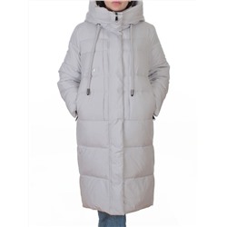 8818 LT. GRAY Пальто зимнее женское (200 гр. холлофайбер)