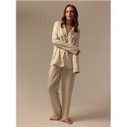 Пижама женская (рубашка, брюки) SL HOME Linen
