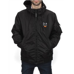 8734L BLACK Куртка мужская демисезонная (100 гр. синтепон)