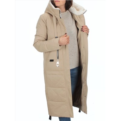 2270 BEIGE Пальто зимнее женское (200 гр. тинсулейт)
