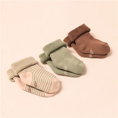 Носки детские махровые 3 пары SL HOME, 6-8 см