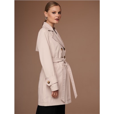 Плащ женский светло-бежевый