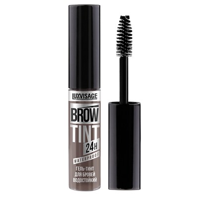 LuxVisage Гель-тинт для бровей водостойкий BROW TINT waterproof 24H тон 104 Taupe Grey 5г