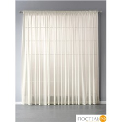 CASSIA НИКОЛИН бел Тюль на шт.ленте 300х280, 1пр, плстр., Cassia, КТ