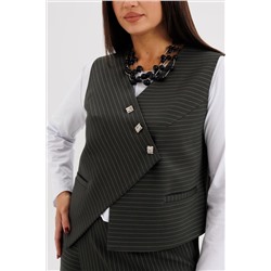 Костюм юбочный 5282 зеленый