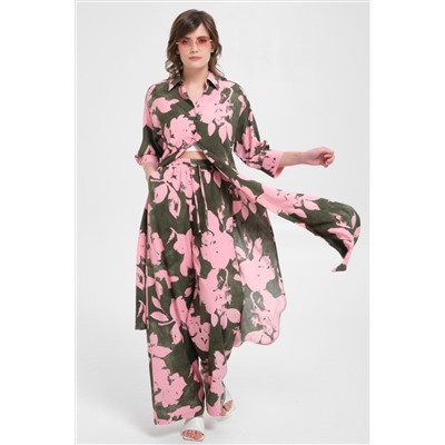 Блузка удлинённая из вискозы