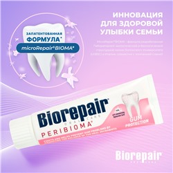 Biorepair Peribioma Gum Protection / Protezione Gengive / Зубная паста для защиты дёсен 75 мл