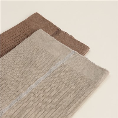 Колготки детские SL Home 2 пары, рост 68-74 см, молочные, бежевые