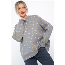 Свитер оверсайз Анита (серый) Б14759-1М