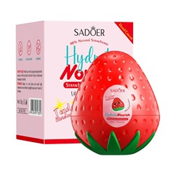 (ЗАМЯТА КОРОБКА) Крем для рук с экстрактом КЛУБНИКИ Sadoer, 35 гр.