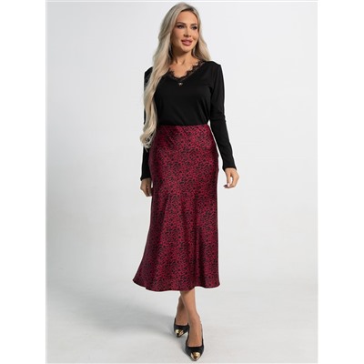 Юбка Фрезия (бордовая) Ю15421-16М