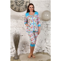 133 Пижама "голубой ромашки"
