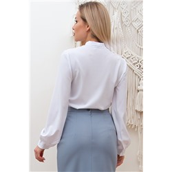 Белая блузка Эмилия №10