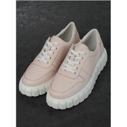 05-PDA96-2 LT. PINK Кроссовки женские (натуральная кожа)