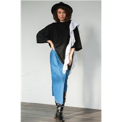 Юбка джинс  DENIM037/03/Синий