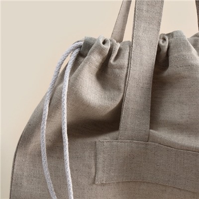 Сумка шоппер небелёный SL HOME Light shopper, 53×45 см, 100% лён, 200 г/м2