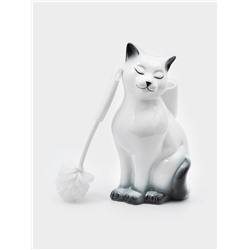 Подставка под ёрш «Кошка» с ёршиком, 20×18×37 см