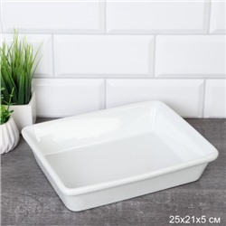 Блюдо прямоугольное 25х20 см / WE-1299 /уп 6/уп 10/