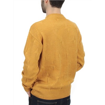 G636 YELLOW Джемпер мужской (100% шерсть)