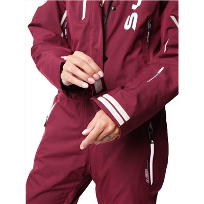 Комбинезон B-9063 Темно-бордовый