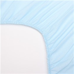 Комплект постельного белья "Крошка Я" Light blue 112*147 см, 60*120+20 см, 40*60 см, 100% хлопок